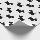Recherche de chien scottie papier cadeau Mignon