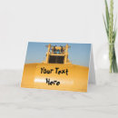 Recherche de chantier de construction vœux cartes Tracteur