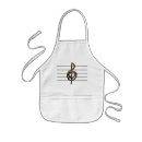 Search for treble clef aprons Heart