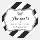 Search for prince and princess stickers Princess baby shower