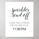 Search for sparkler send off signs Elegant