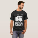 Recherche de silence homme tshirts Tambours