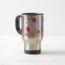 Search for vintage flower mugs Red