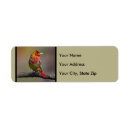 Search for songbird return address labels Red