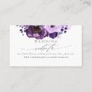 Recherche de pourpre lilas cartes visite Violet