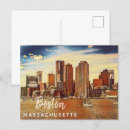 Search for boston skyline postcards Vintage