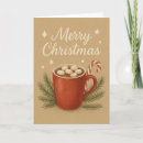 Search for hot cocoa christmas cards Candy cane