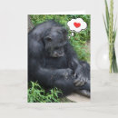Recherche de poilu vœux cartes Singe