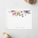 Search for bouquet note cards Purple