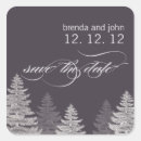 Search for winter save the date stickers Elegant