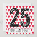 Search for happy 25th anniversary cards Twenty five