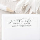Search for silver graduation return address labels Simple