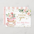 Search for baby is brewing thank you cards Tea party