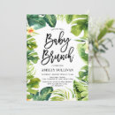 Search for greenery brunch baby shower invitations Watercolor