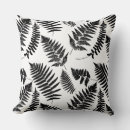 Search for black fern pillows White
