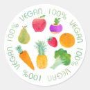 Search for fruit vegetables stickers Vegan