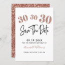 Search for 30th birthday save the dates Thirty