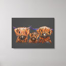 Search for highland cattle canvas prints Horns