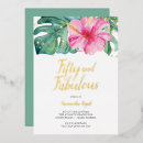 Search for monstera leaf birthday invitations For her