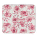 Recherche de fleurs roses planches à découper Aquarelle