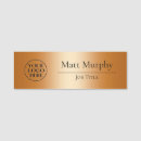 Search for copper name tags Metallic