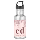 Search for pink glitter water bottles Girly