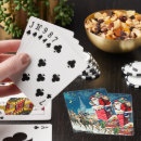 Recherche de père noël dans la cheminée jeux de cartes Santa claus