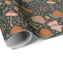 Search for fern wrapping paper Mushroom