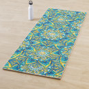 Recherche de mandala yoga tapis Turquoise