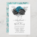 Search for turquoise and silver invitations Floral