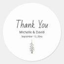 Search for rustic green wedding stickers Modern minimalist