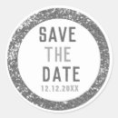 Search for glitter save the date stickers Engagement