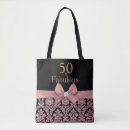 Search for 50th birthday tote bags Fifty and fabulous