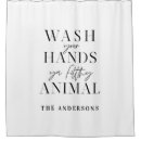Search for funny shower curtains Typography
