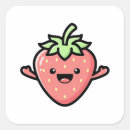Search for cartoon strawberry stickers Illustration