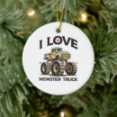 Search for monster truck ornaments Vintage