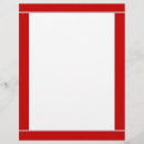 Search for border stationery paper Red