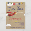 Search for up and away birthday invitations Red and blue