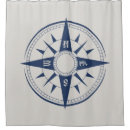 Search for compass shower curtains Nautical