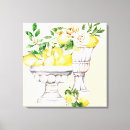 Search for lemons canvas prints Watercolor