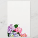 Search for purple stationery paper Hydrangea