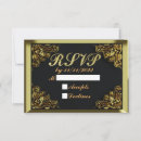 Search for 50th anniversary rsvp cards Black