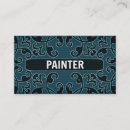 Recherche de couleur turquoise turquoise cartes visite Peintre
