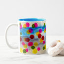 Search for blue polka dot mugs Watercolor
