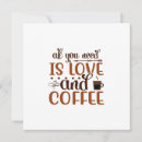 Search for all you need is love cards Coffee