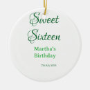 Search for sweet sixteen ornaments Happy 16th birthday