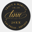 Search for save the date wedding stickers Black