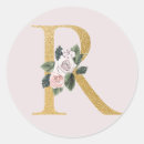 Search for initial letter r stickers Gold