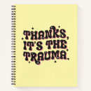 Search for sarcastic notebooks Bold typography