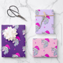 Search for santa unicorn wrapping paper Girl